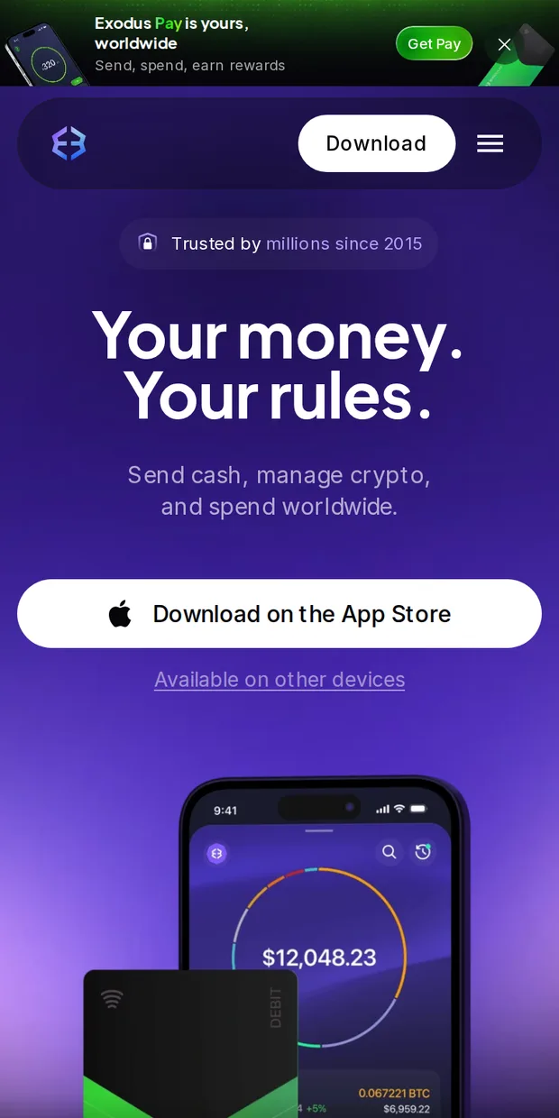 Exodus at phone width